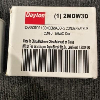 Dayton 2MDW3D Capacitor