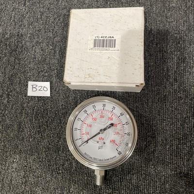 4CJ8A COMPOUND GAUGE, LIQUID FILLED, 2-1/2″