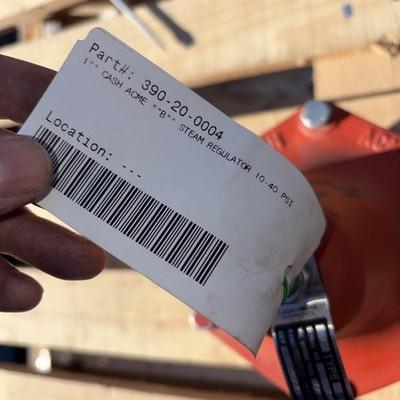 1″ CASH ACME STEAM / OIL PRESSURE REDUCER REGULATOR 150 PSI W/ STRAINER 1001