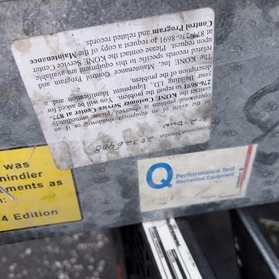 schindler 9300 escalator control panel 9300AE-10 As Is Slight damage SEE PHOTOS