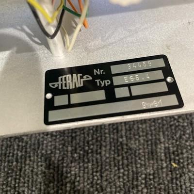 FERAG 552.456.23 Board & Nr 34459 Typ E65.4