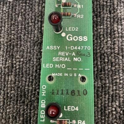 GOSS INTERNATIONAL 1D44770 Rev A Rockwell 2-D44769 Rev A