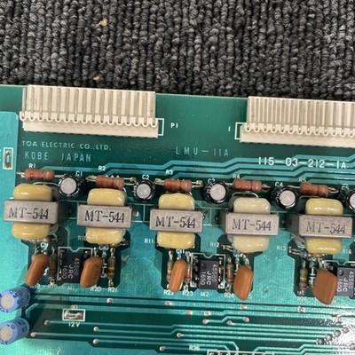 TOA ELECTRIC CO LMU-11A 115-03-212-1A Intercom Board N519-06-01-C