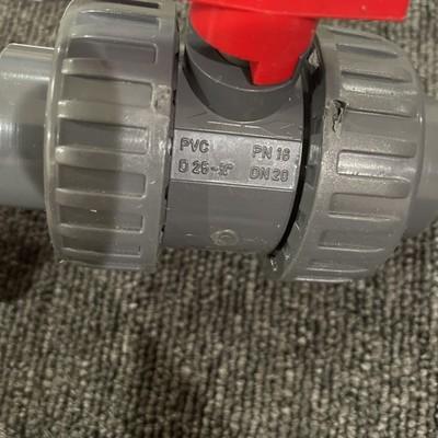 PVC Ball Valve DN20 PN16 D 25-3/4″ Astore
