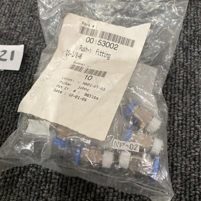 (10) FESTO QS-1/8-6 Air Joint