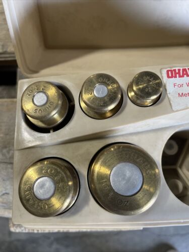 OHAUS Model 260 Troy Ounce Weight Set 5 Pcs
