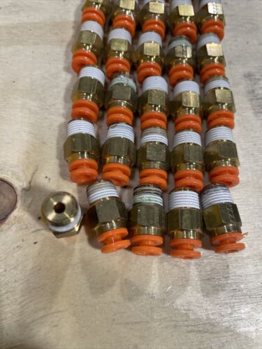 Write On Smc Male Connectors Kq2h03-34s (lot Of 30)
