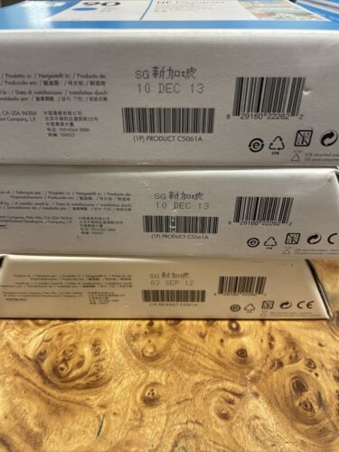 3- HP Genuine  90 400ml Cyan Ink Cartridge C5061A Exp/Dec/2013 New Boxed Sealed