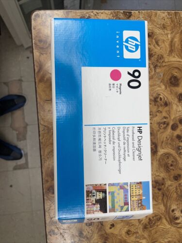 Genuine New HP 90 Magenta Printhead & Cleaner C5056A-Factory Sealed Box 2017