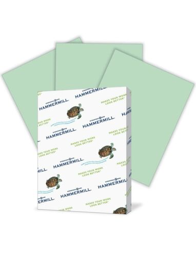 Hammermill Colored Paper, Pink Or Green Printer 20lb, 8.5×11 500 Sheets,