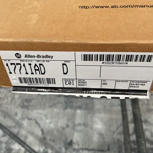 Allen Bradley, PLC-5, 1771-IAD, -1AD, SER D, 120 Volt AC/DC In *FREE SHIPPING*