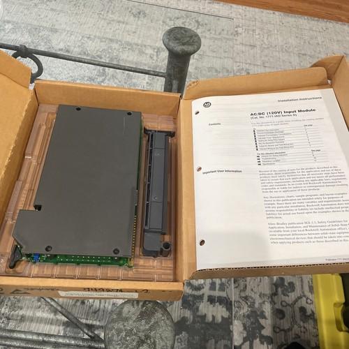Allen Bradley, PLC-5, 1771-IAD, -1AD, SER D, 120 Volt AC/DC In *FREE SHIPPING*