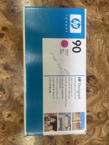 Genuine New HP 90 Magenta Printhead & Cleaner C5056A-Factory Sealed Box 02/2016