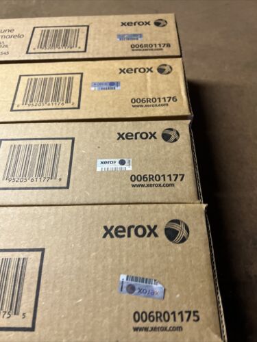Genuine Xerox Toner Set CMYK 006R01175/ 006R01176/ 006R01177/ 006R01178-SEALED