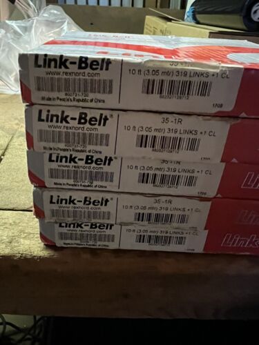 LINK BELT 35-1R Roller Chain 10FT 319 35-1R10 ft (3.05 mtr) 319 LINKS +1 CL