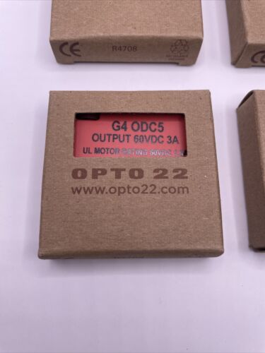 (4) OPTO 22 G40DC5 60V remote output module *New*