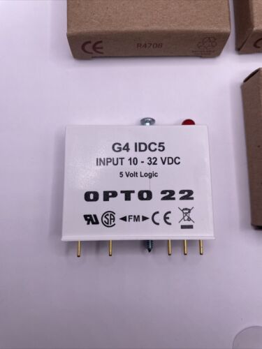 (4) OPTO 22 G4 IDC5 INPUT MODULE 10-32VDC 5 VOLT LOGIC ~ NEW