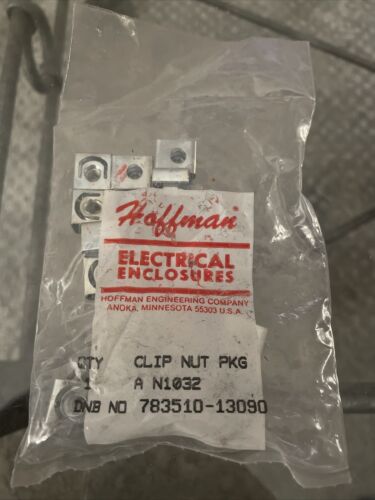 NVENT HOFFMAN AN1032 Clip Nut Package,#10-32,Steel Quantity: 20 *FREE SHIPPING*