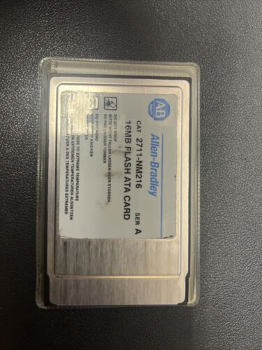 Allen Bradley 2711-NM216 /A 16MB Flash ATA Memory Card