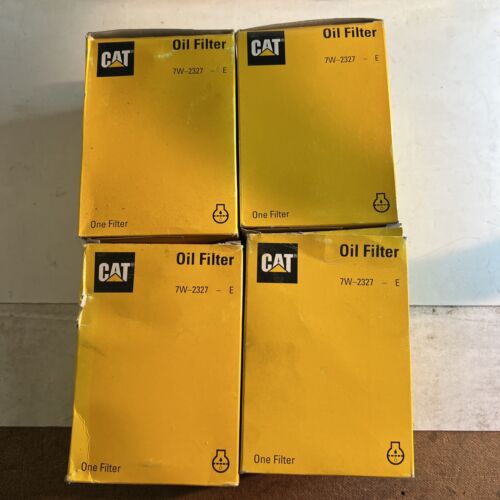 4- Genuine CAT Oil Filter 7W2327 CATERPILLAR 7W-2327