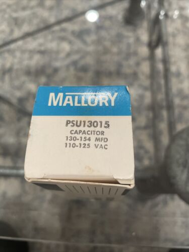 NEW NO BOX MALLORY CAPACITOR PSU13015