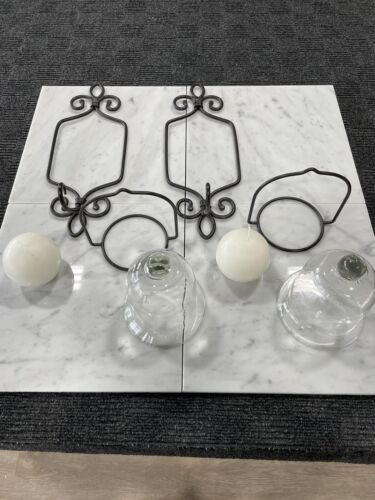 Decorative Candle Wall Sconces 24″ H X 5″ Wide (lot Of 2) ***FREE SHIPPING***