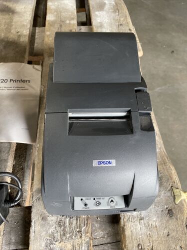 EPSON TM-U220A M188A Dot Matrix POS Receipt Printer USB RJ45 with Power Supply