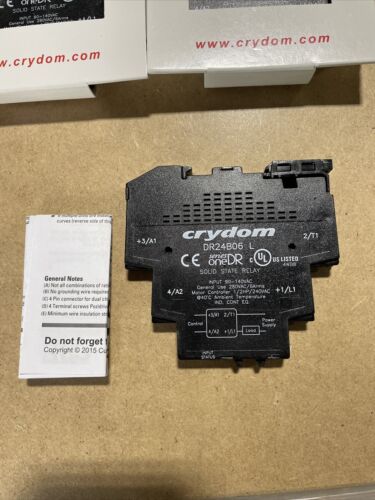 Crydom DR24B06 Relay Solid State 240 VAC / 6a, 90-140 VAC In 11Mm