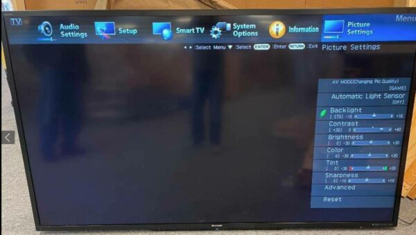 Commerical Sharp Aquos 80″ TV LC-80LE650U Great Condition.