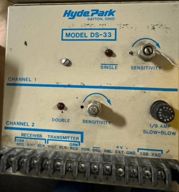 Hyde Park DS-33 Analog Double Sheet Detector DS-33 Aluminum DSB288E Schneider