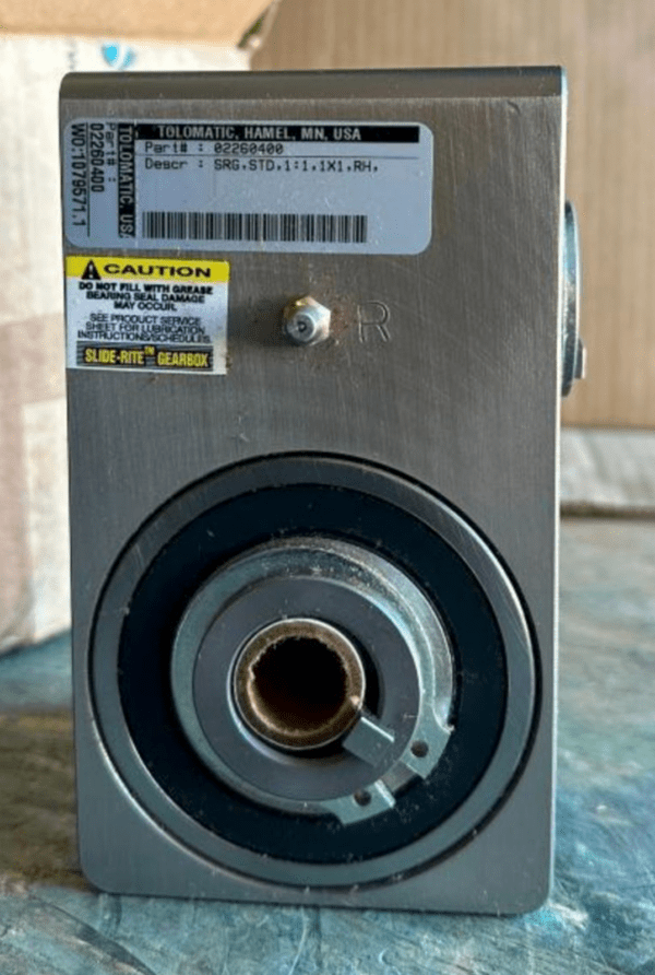 TOLOMATIC SlideRite Right Angle Gearbox 02260400  SRG,STD,1:1,1X1,RH NEW! USA