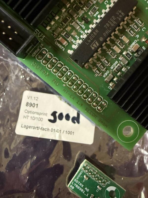 Mueller 59447 circuit board 8901 V1.12 Optionsprint HT 10/100 SOTAX AG HT-EN 1.1
