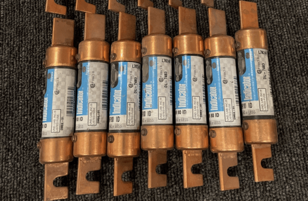 (7) Littelfuse FLNR 80 ID 80 Amp Indicator Fuse Class RK5 Time Delay NOS