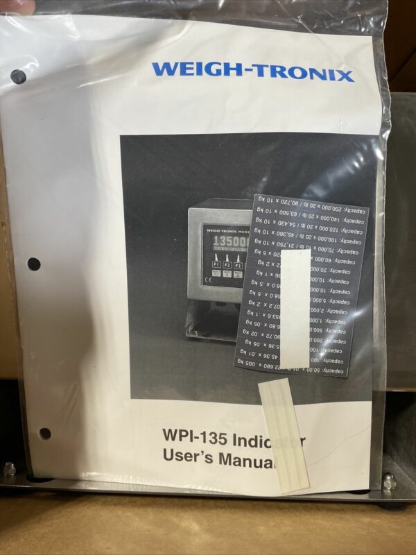 Weigh Tronix WPI – 135 indicator