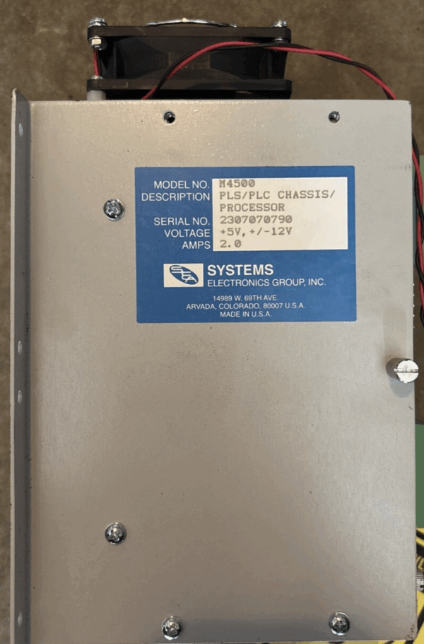 SYSTEMS ELECTRONICS GROUP M4500 5V 2.0A UNMP