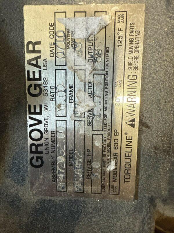 Torqueline RBQ8472 5HP NOS  MOBILGEAR 630 EP RATIO 20 OUTPUT 88