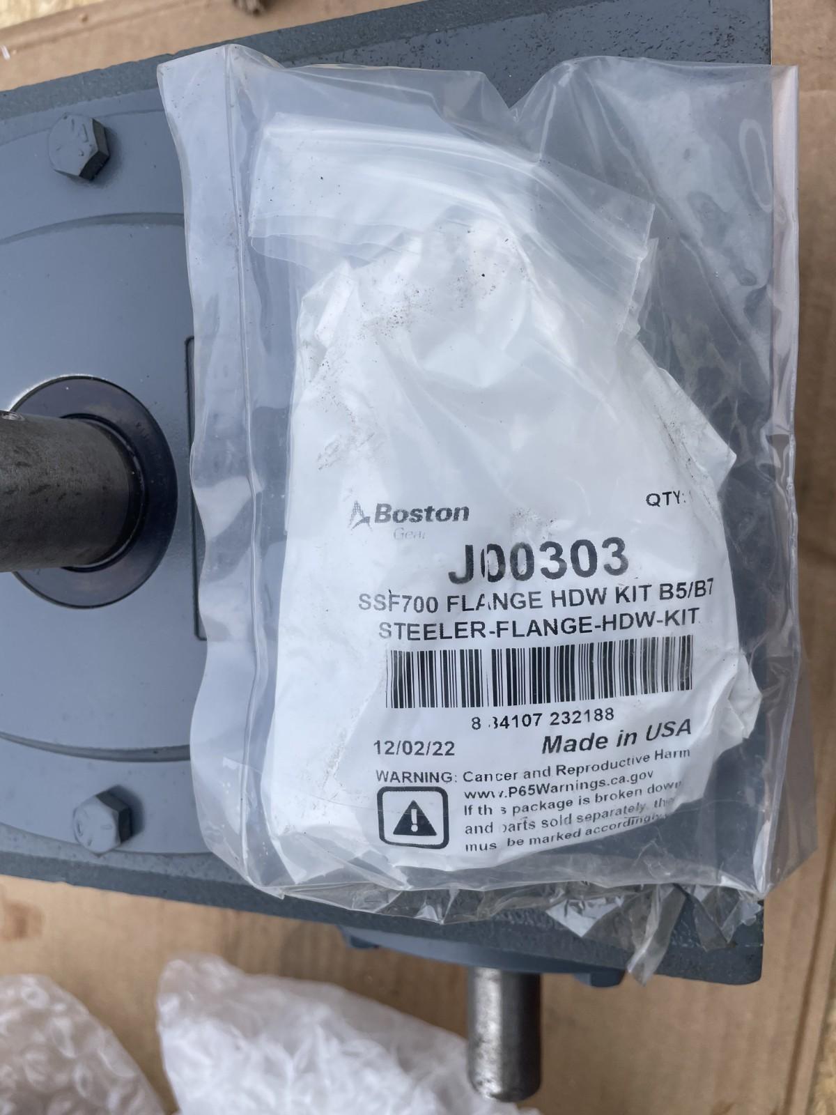 Boston Ge730-10-G worm gearbox ratio: 10:1 Gear Reducer distance: 3″ Boston Gear