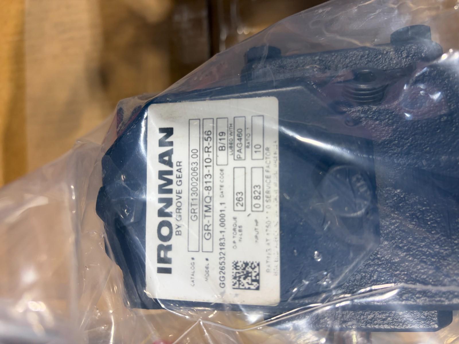 Grove Gear Ironman GR-TMQ-813-10-R-56 Gear Reducer 10:1 Ratio GRT13002063.00