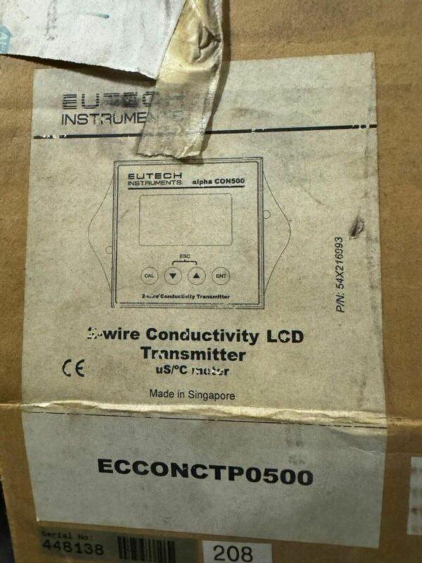 Eutech Instruments COND500 pH 500  2 wire Conductivity Transmitter with Display