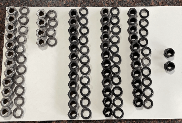 OVER 50!!! Lot 3/4 in. Steel and Galvanized Nut and Lock Washer