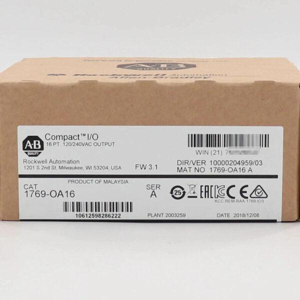 New Factory Sealed AB 1769-OA16 SER A CompactLogix 16 Point Output Module