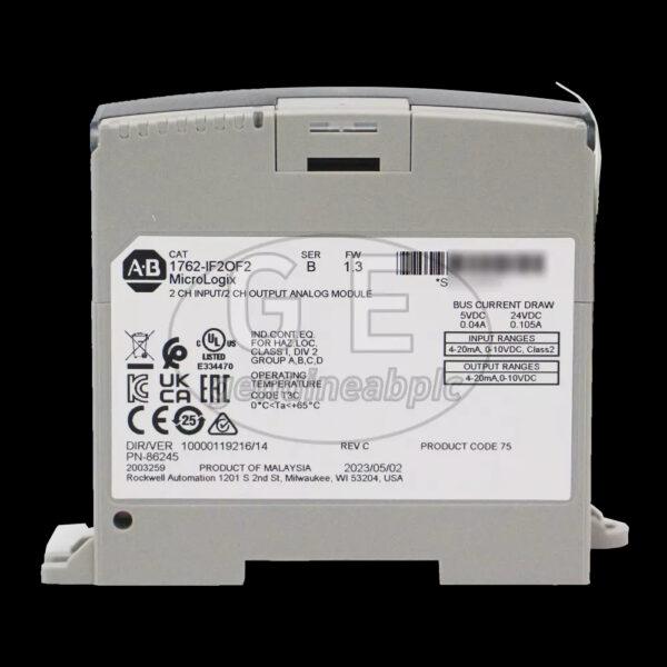 New Sealed Allen Bradley 1762-IF2OF2 MicroLogix 4 Point Analog Comb Module