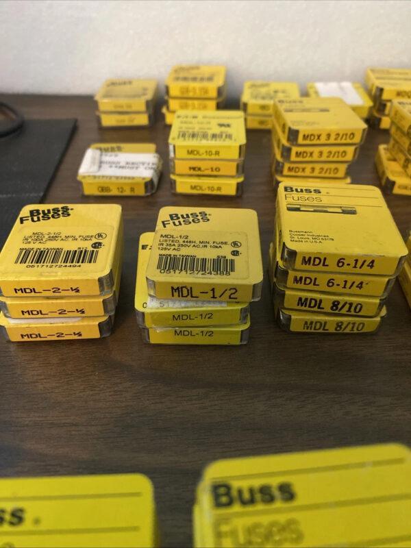 HUGE lot Cooper Bussmann BUSS glass fuses AGC MDL ABC MDX GBD GLH GDC MDX & MORE