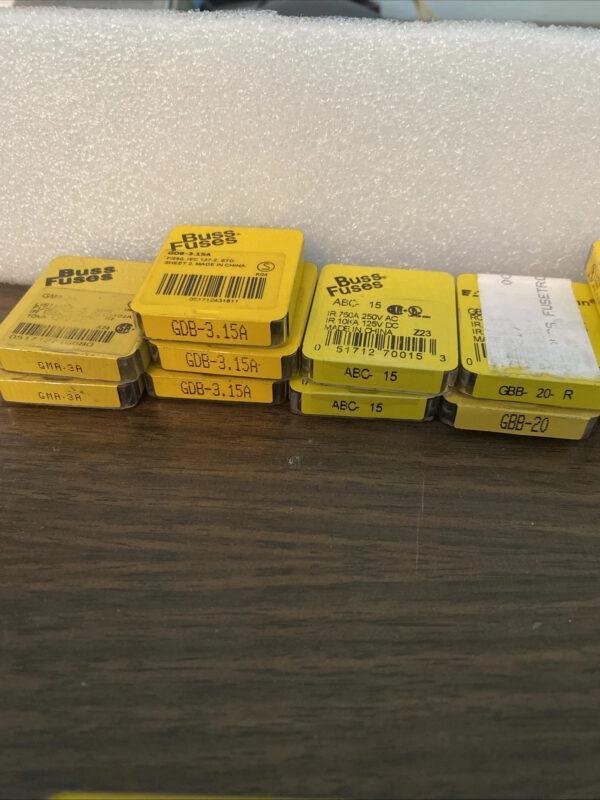 HUGE lot Cooper Bussmann BUSS glass fuses AGC MDL ABC MDX GBD GLH GDC MDX & MORE
