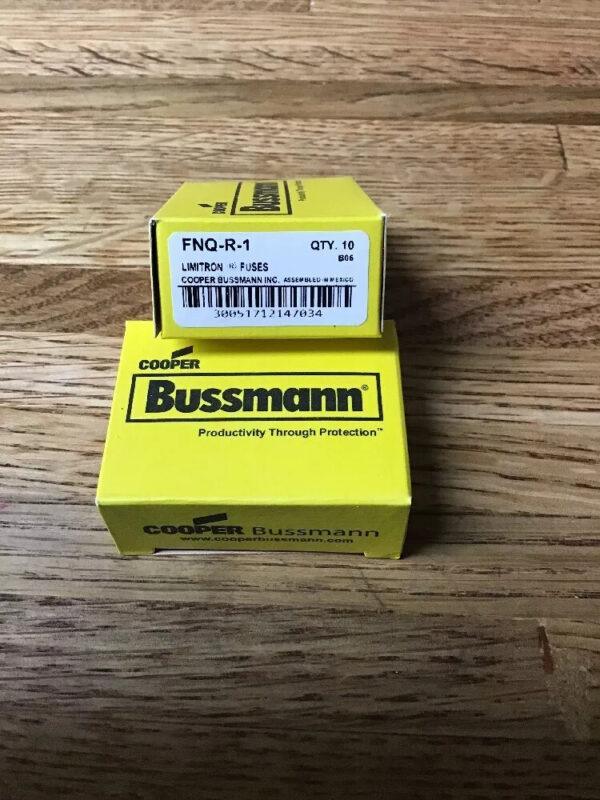 10 New Bussmann FNQ-R-1 Class CC 1 Amp Fuses 600 Volt Tron NEW LOOK NIB