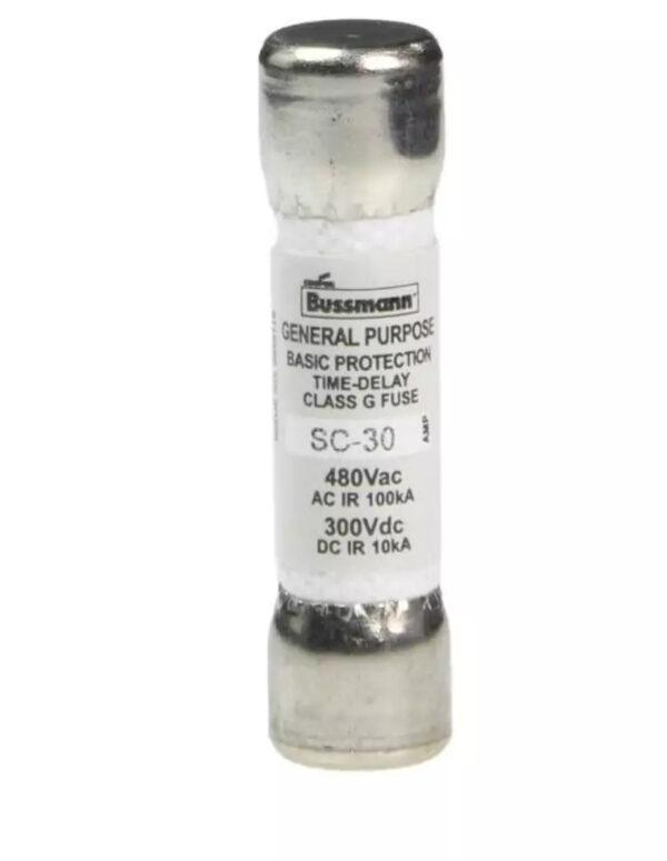 Eaton Bussmann BK/SC-30 Ceramic Fuse 30A 480V AC/300V DC Slow Blow
