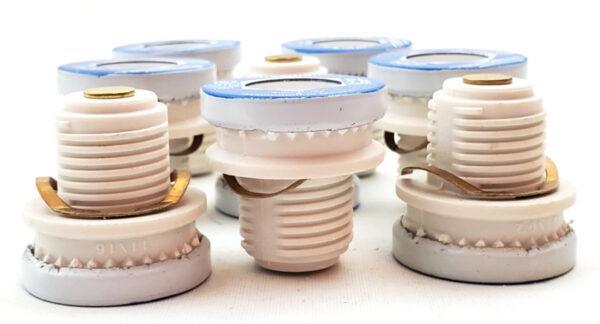 Lot of 8 Bussmann SL15 Fuses 15 Amp 125 Volt SL-15 Time Delay Buss Screw In