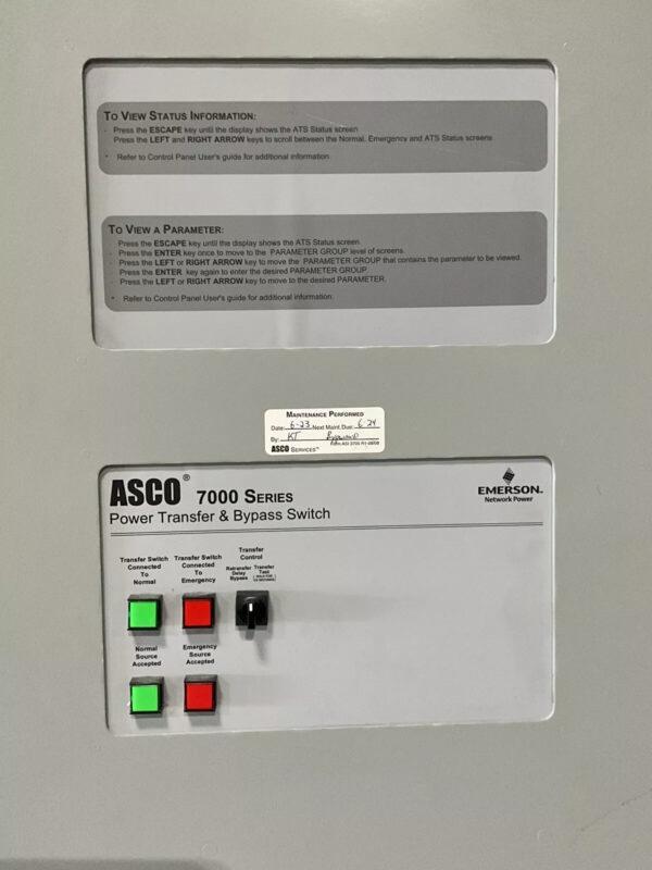 ASCO 7000 Series Automatic Transfer Switch 4000 Amp 480Y/277V 60HZ 3P 4W 🟦