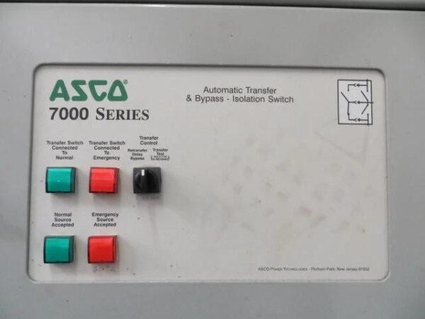 ASCO 1000 Amp Series 7000 Auto Transfer Switch w/ByPass Isolation, 480V