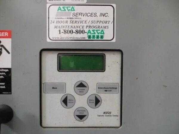 ASCO 1000 Amp Series 7000 Auto Transfer Switch w/ByPass Isolation, 480V